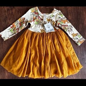 Kate Quinn Organic Cotton Long Sleeve Ranch Horse Party Tulle Dress 18-24m Fall